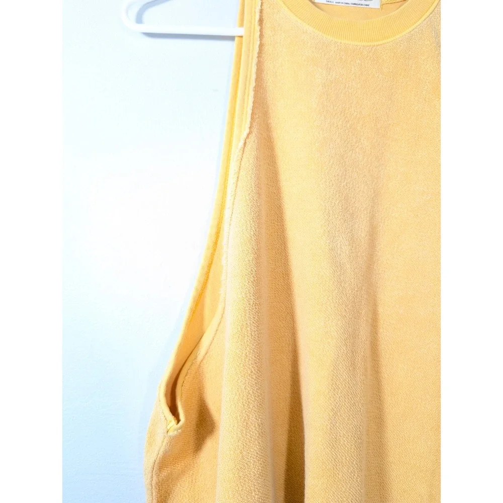 We‎ the Free People Yellow Small Oversized Tank